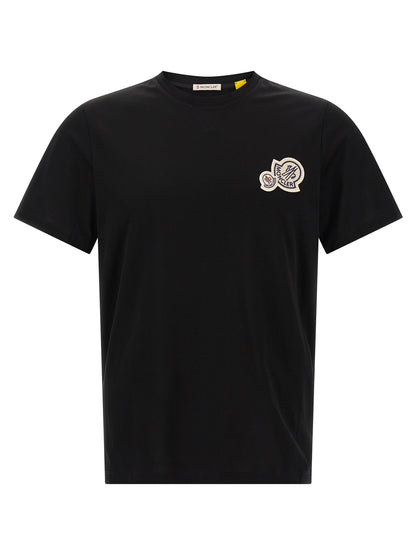 Moncler Black Cotton T-Shirt