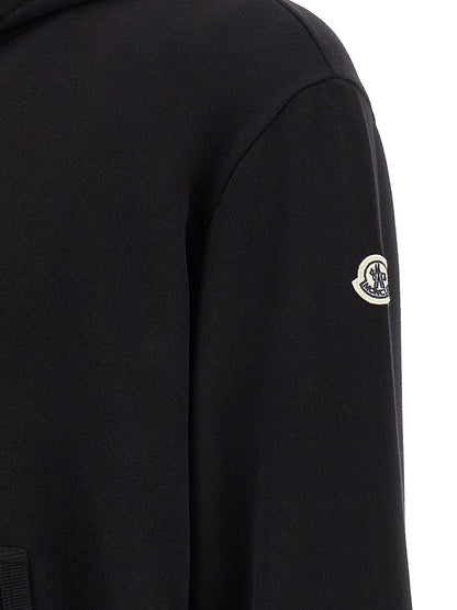 MONCLER GENIUS Black Cotton Sweatshirt