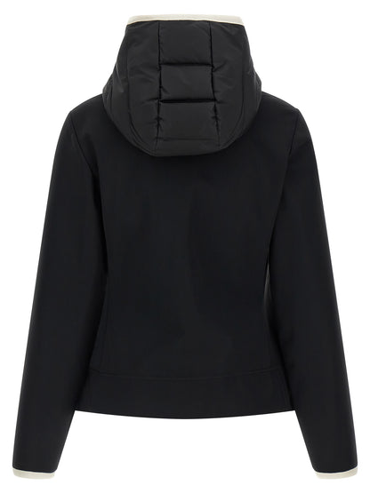 Moncler Grenoble Black Polyamide Cardigan