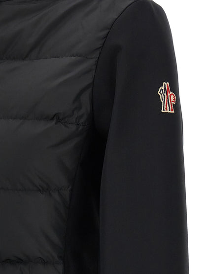 Moncler Grenoble Black Polyamide Cardigan