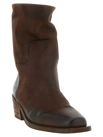 Marsell Brown Calfskin Chelsea Boots