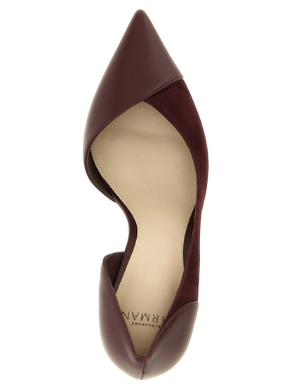 Alexandre Birman Red Calfskin High Heel Pumps