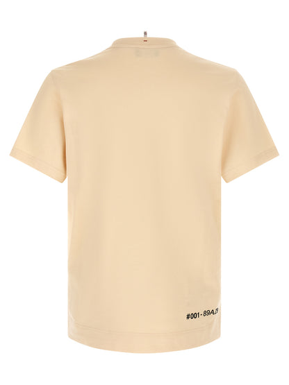 Moncler Grenoble Beige Cotton T-Shirt