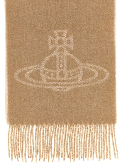 Vivienne Westwood Beige Wool Foulard