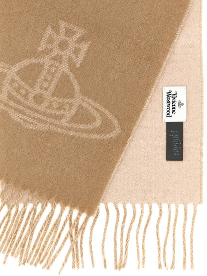 Vivienne Westwood Beige Wool Foulard