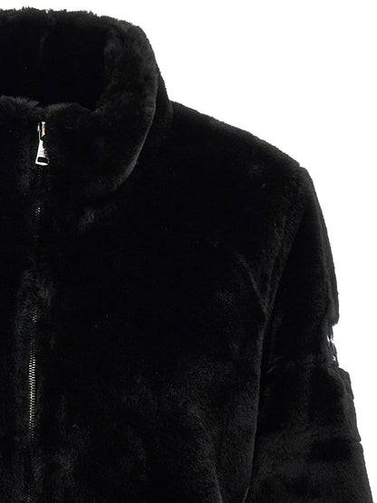 Tatras Black Polyester Full-Length Jacket