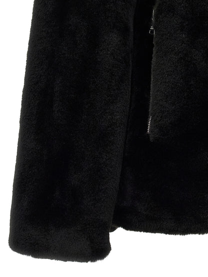 Tatras Black Polyester Full-Length Jacket