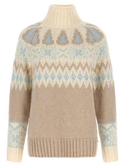 Herno Beige Wool Cardigan