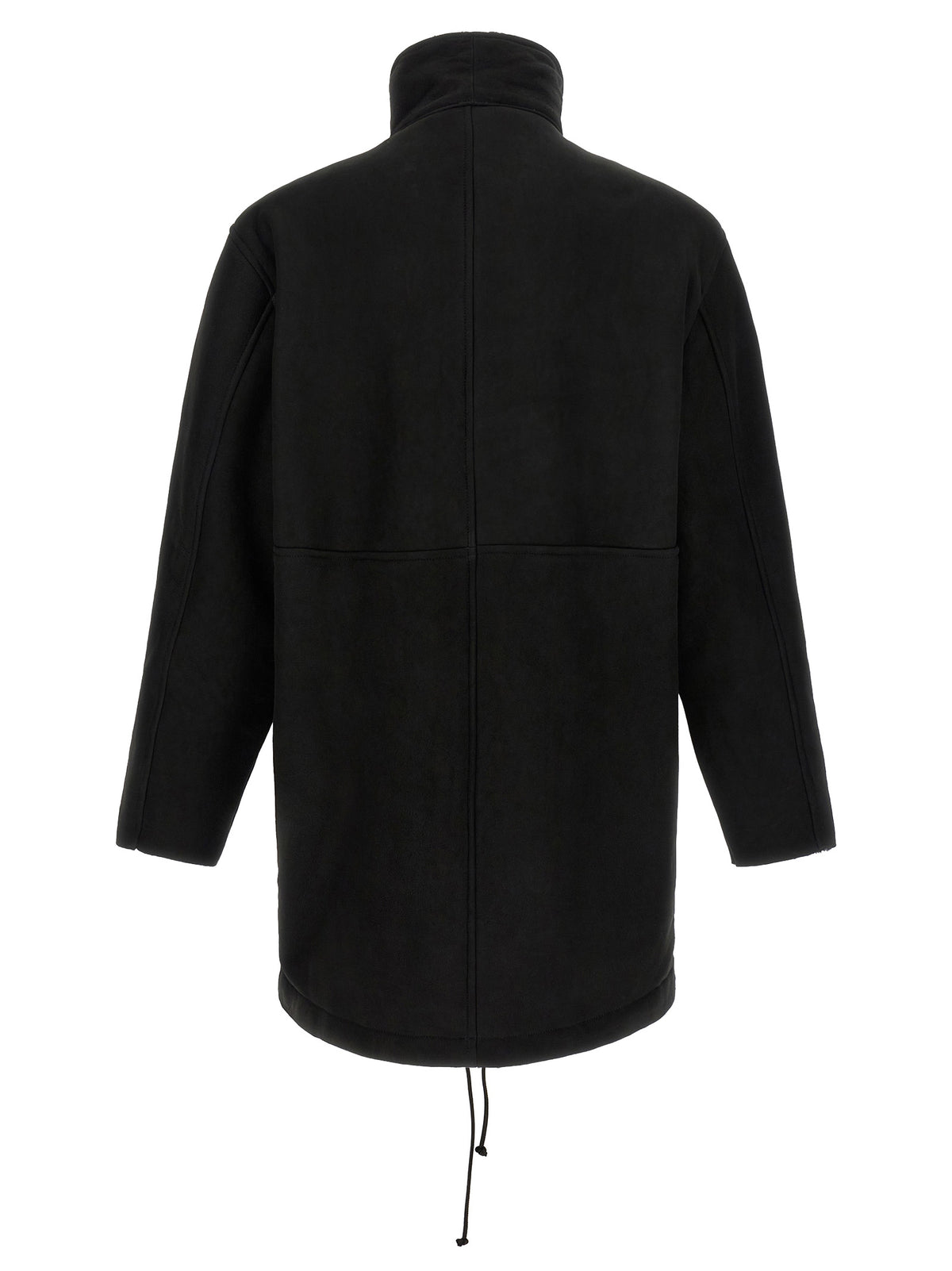 GIORGIO BRATO Black Lamb Leather Coat