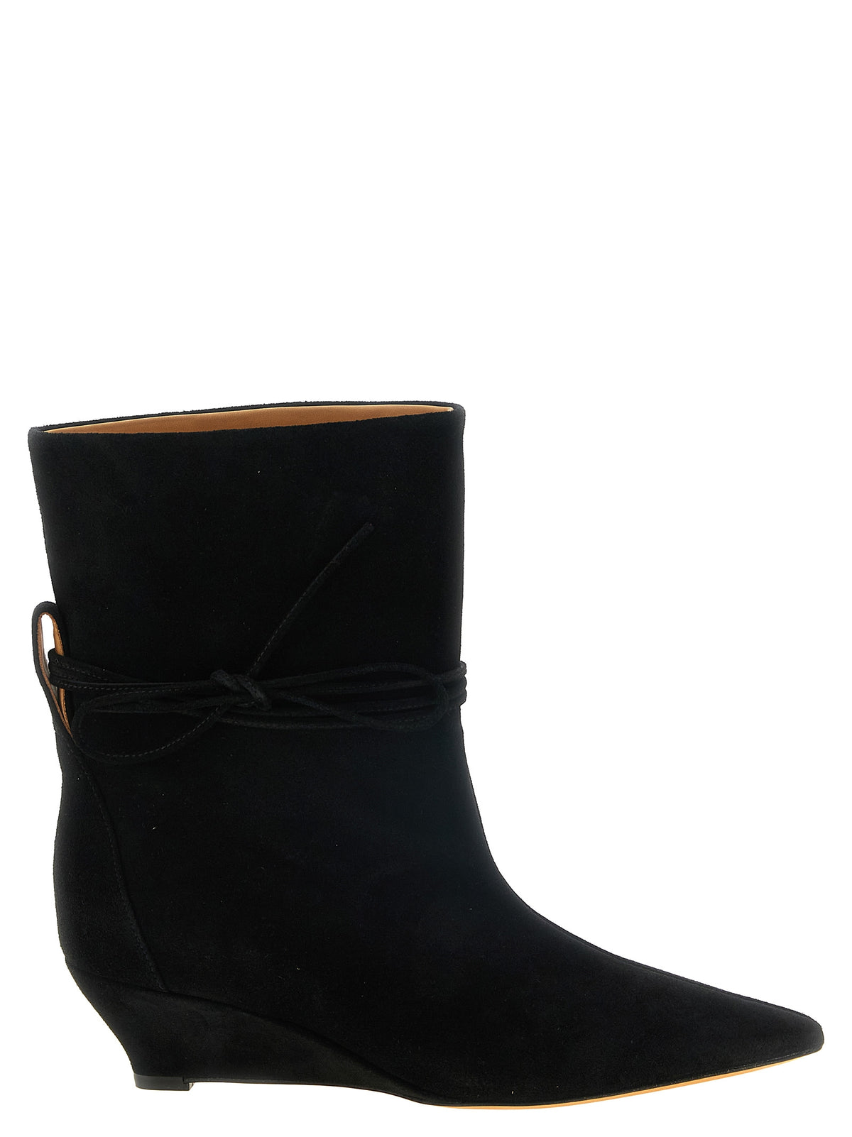 ODISSI Black Calfskin Ankle Boots