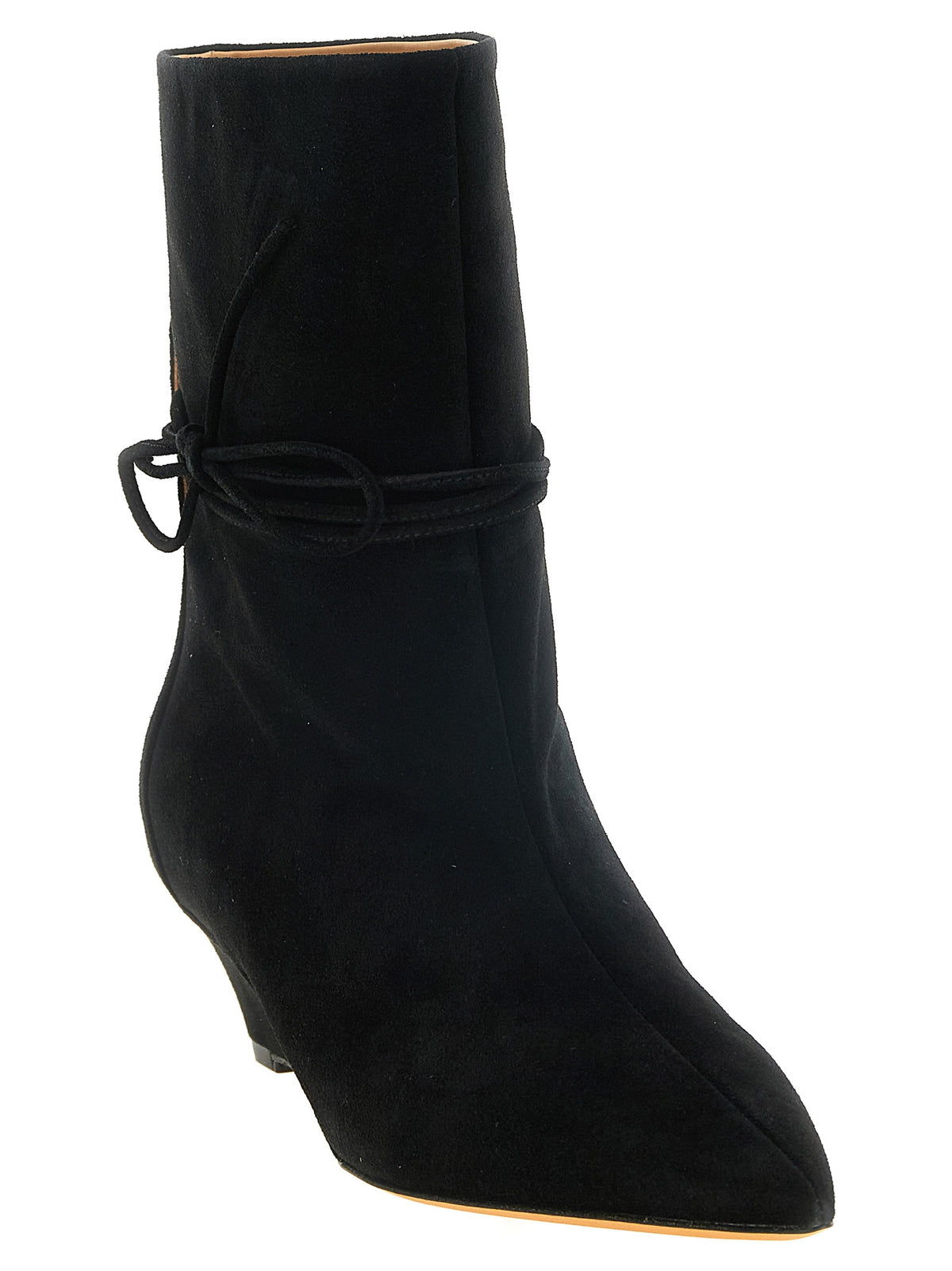 ODISSI Black Calfskin Ankle Boots