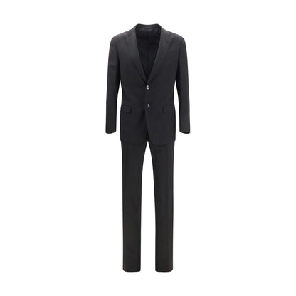 Giorgio Armani Black Wool Oves Aries Two-Piece Suit