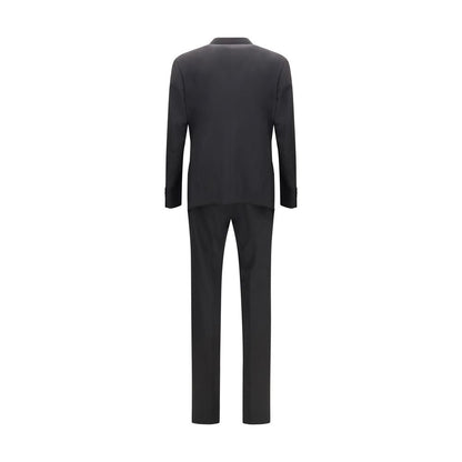 Giorgio Armani Black Wool Oves Aries Two-Piece Suit