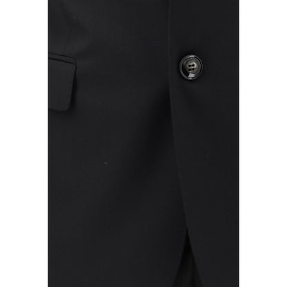Giorgio Armani Black Wool Oves Aries Two-Piece Suit