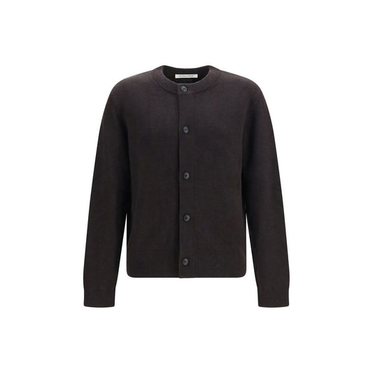 Cardigan by Sunflower for men in merino wool brown showcases a luxurious silhouette, meticulously detailed with a sophisticated and long-sleeve for a refined finish.