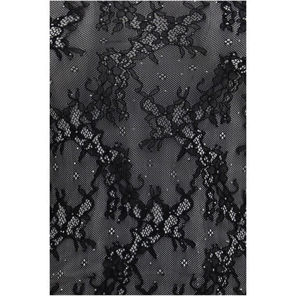 Nissa Black Nylon Bodysuit