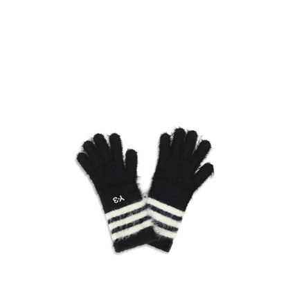 Y-3 Black Recycled Polyamide Gloves
