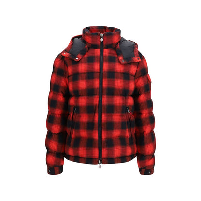 Moncler Red Cotton Full-Length Jacket