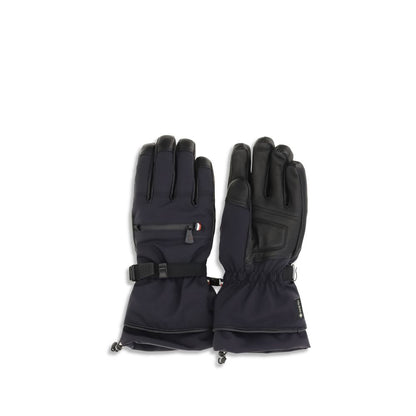 Moncler Grenoble Blue Nylon Gloves