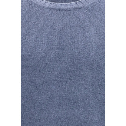 Piacenza Cashmere Blue Cashmere Sweater