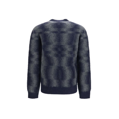 Piacenza Cashmere Blue Wool Oves Aries Sweatshirt