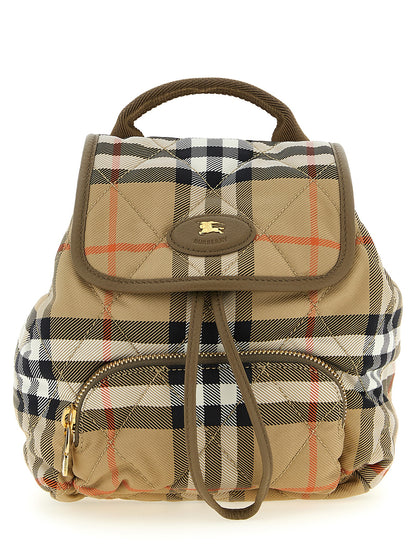 Burberry Beige Polyamide Backpack
