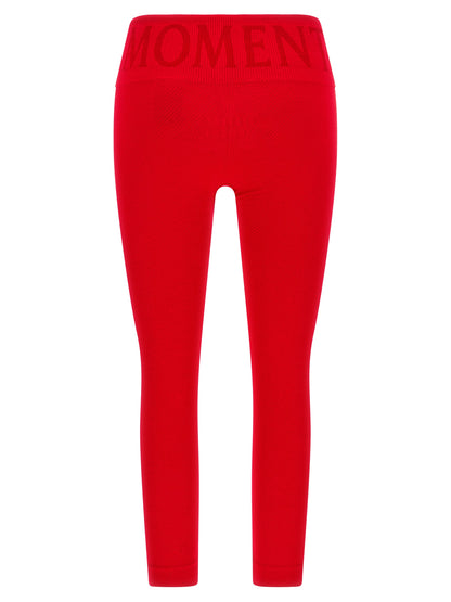 PERFECT MOMENT Red Modal Leggings