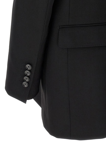 Dolce & Gabbana Black Virgin Wool Blazer