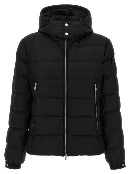 Tatras Black Wool Full-Length Jacket