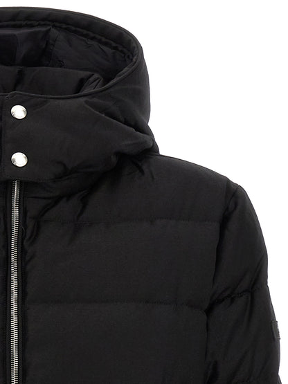 Tatras Black Wool Full-Length Jacket