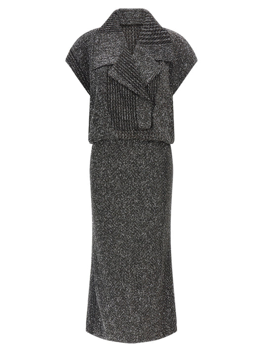Missoni Gray Polyamide Midi Dress
