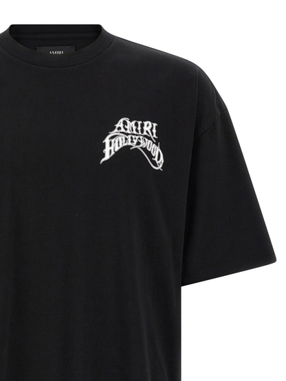 Amiri Black Cotton T-Shirt