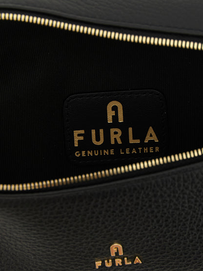Furla Black Leather Handbag