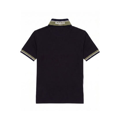 Baldinini Trend Blue Cotton Men Polo