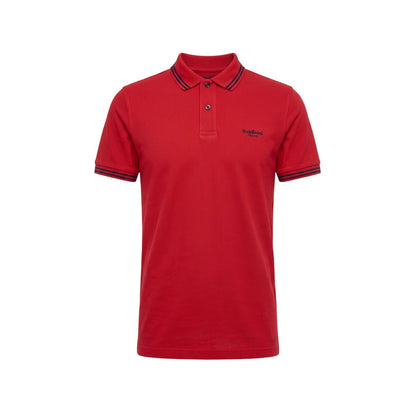 Baldinini Trend Red Cotton Men Polo-Shirt