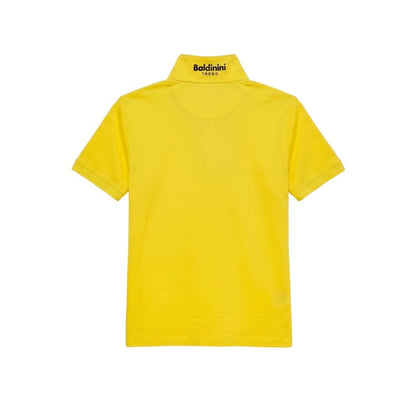 Baldinini Trend Yellow Cotton Men's Polo Shirt