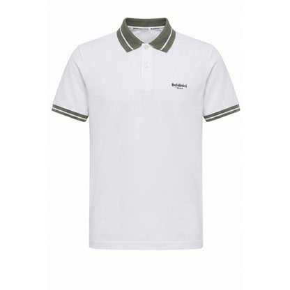 Baldinini Trend White Cotton Men Polo-Shirt