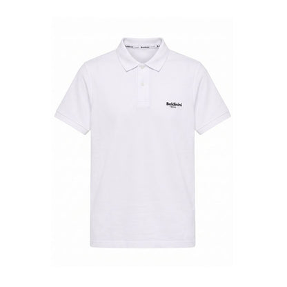 Baldinini Trend White Cotton Men Polo