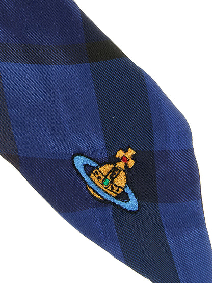 Vivienne Westwood Blue Polyester Scrunchie
