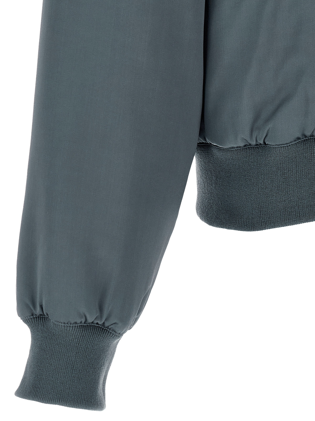 SECOND/LAYER Gray Viscose Bomber