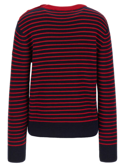 Ami Paris Blue Wool Cardigan