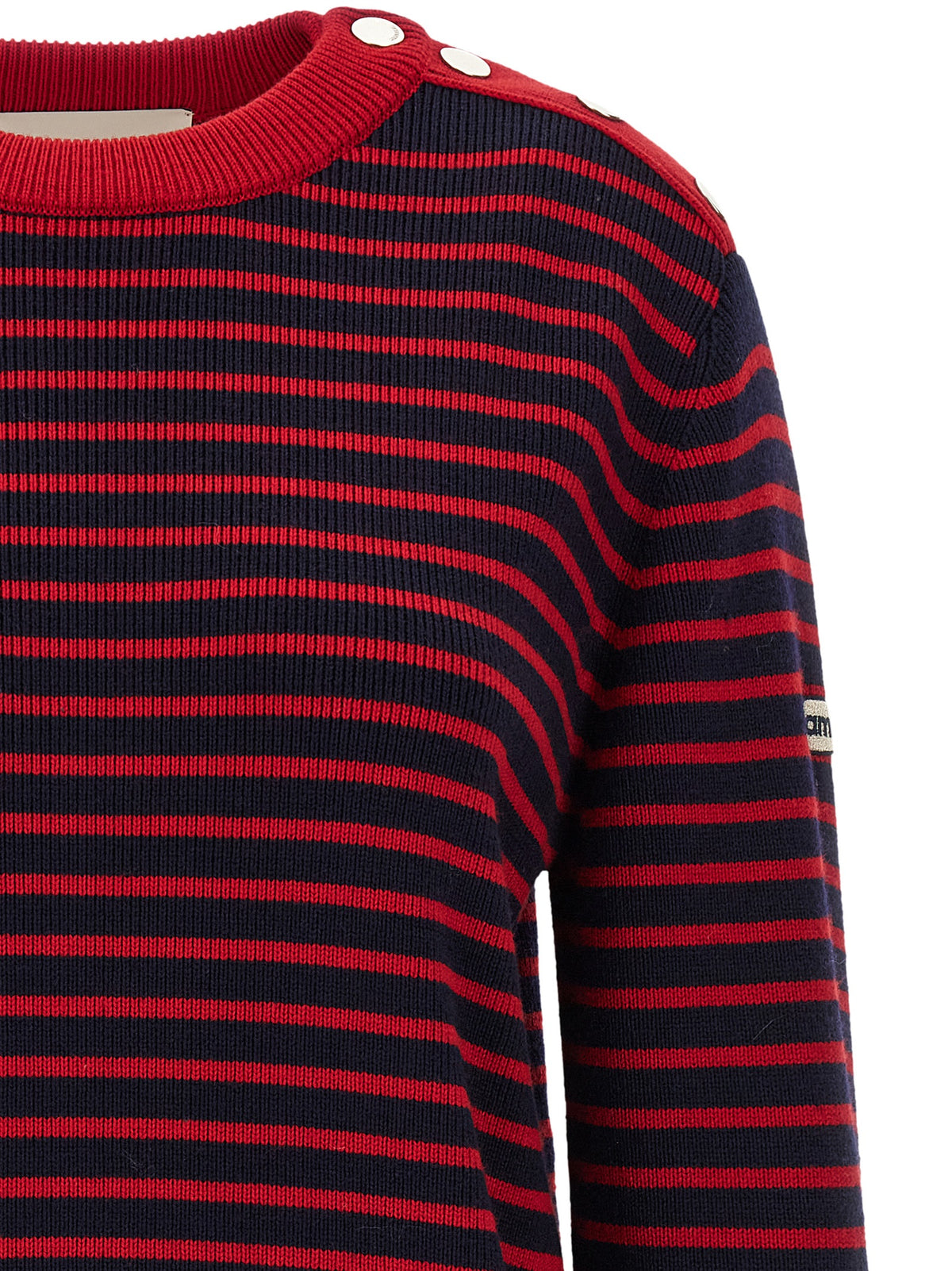Ami Paris Blue Wool Cardigan