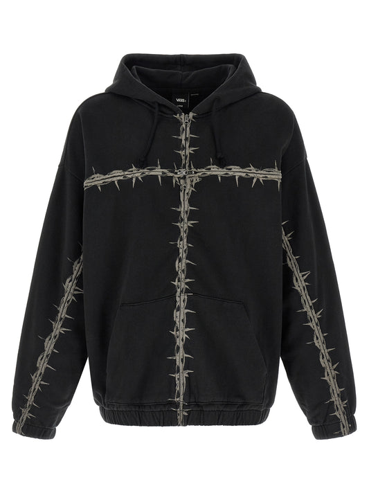 Vans Black Cotton Sweatshirt