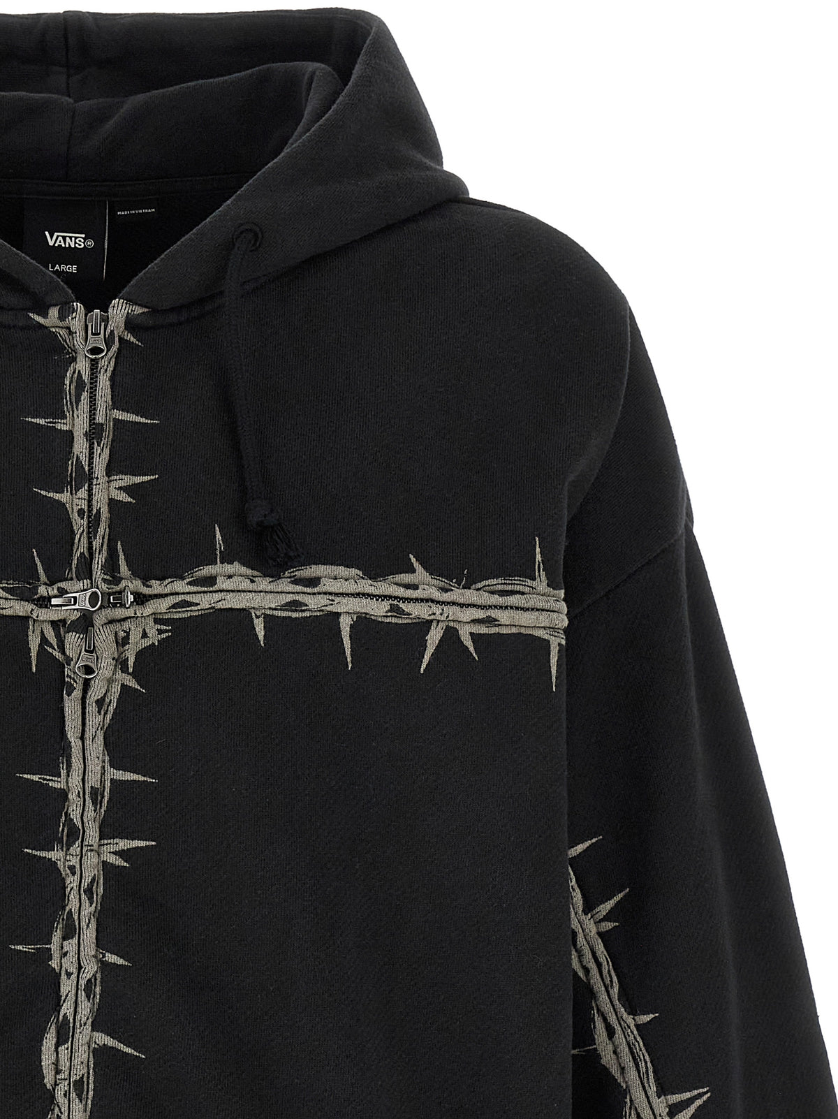 Vans Black Cotton Sweatshirt