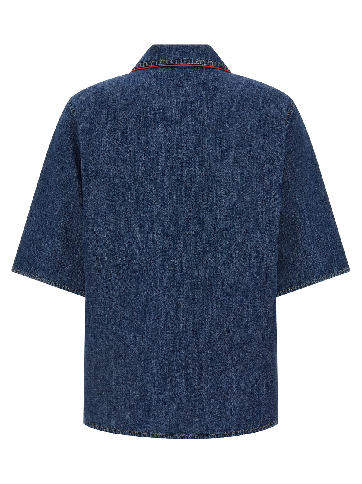 Valentino Garavani Blue Cotton Blouse