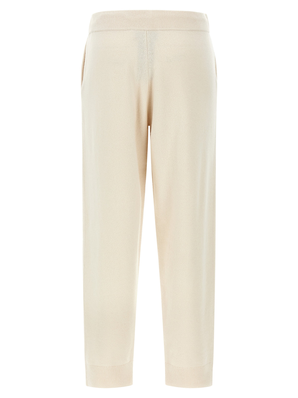 Yves Salomon White Wool Athletic Pants