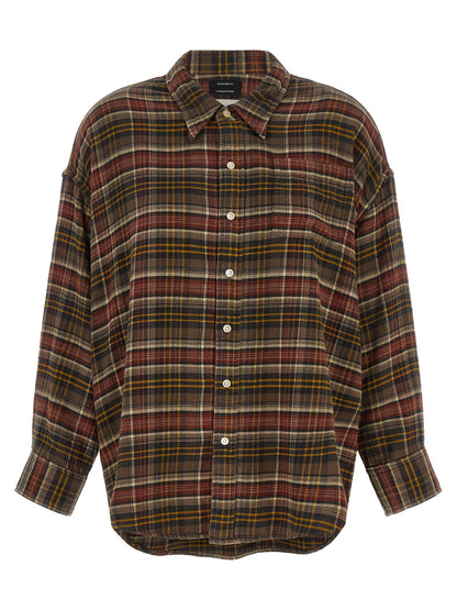 R13 Brown Cotton Blouse