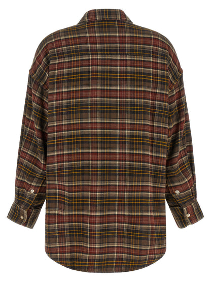 R13 Brown Cotton Blouse