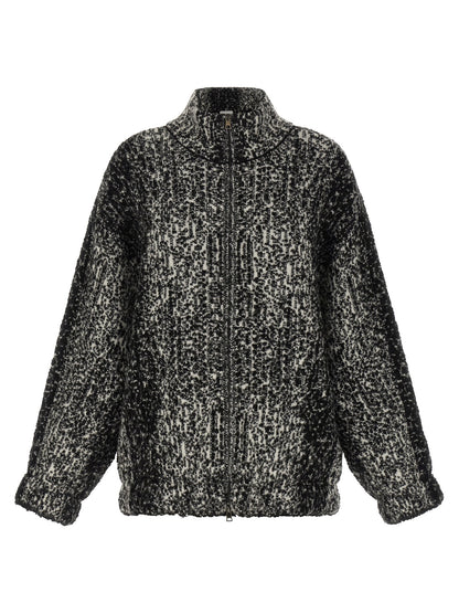 NUDE Bicolor Wool Bomber