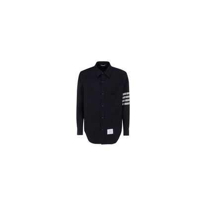 Thom Browne Blue Wool Oves Aries Dress Shirt